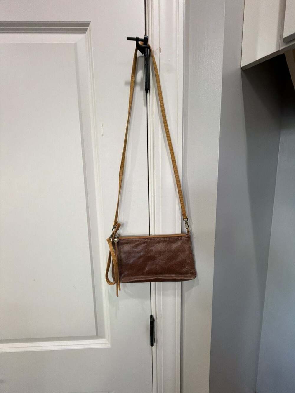 Hobo International Brown Leather Crossbody Bag